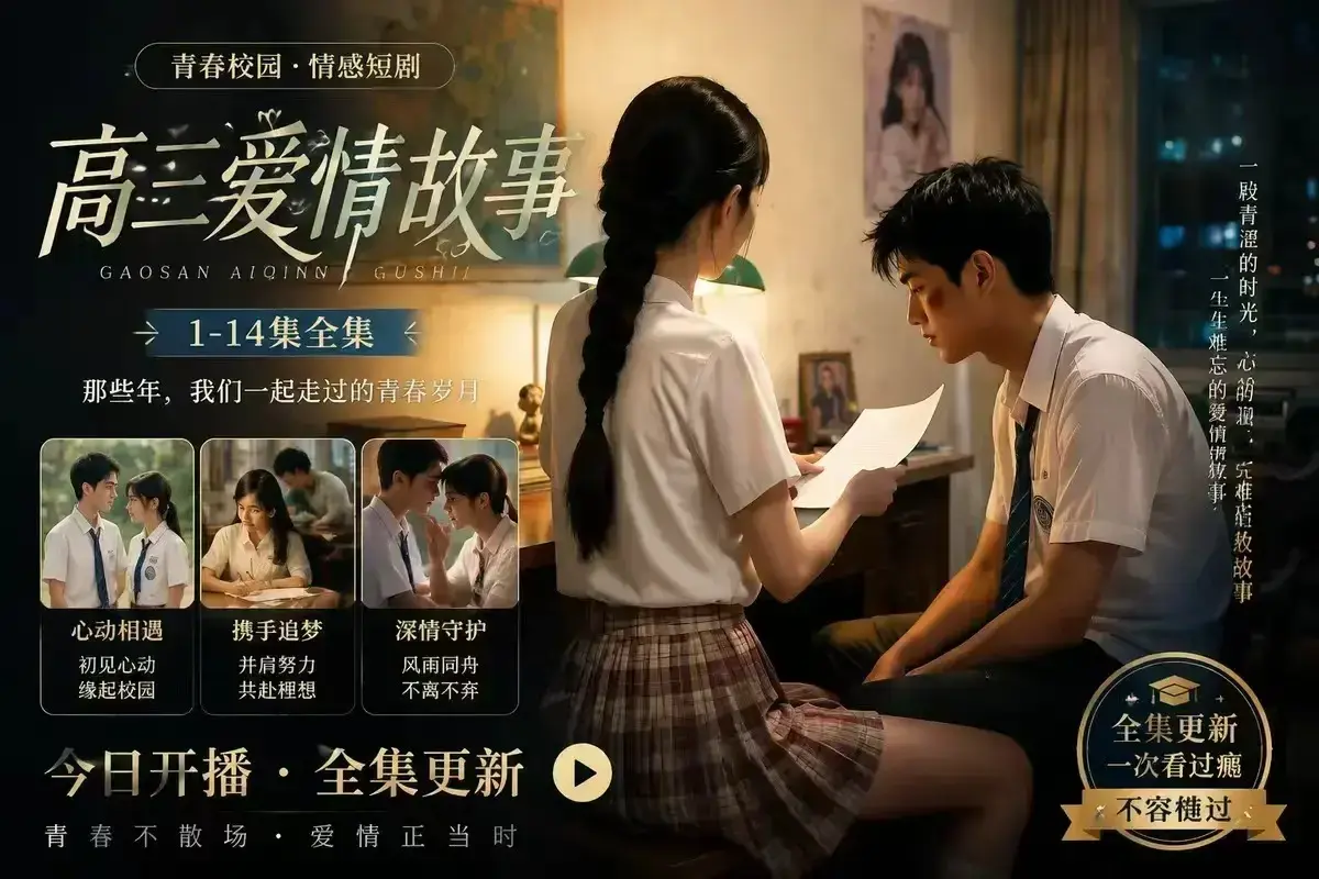 《B中爱情故事》AI短剧4KHDR完整版-误会篇百度网盘在线观看-高清无删减全集-每集戳心