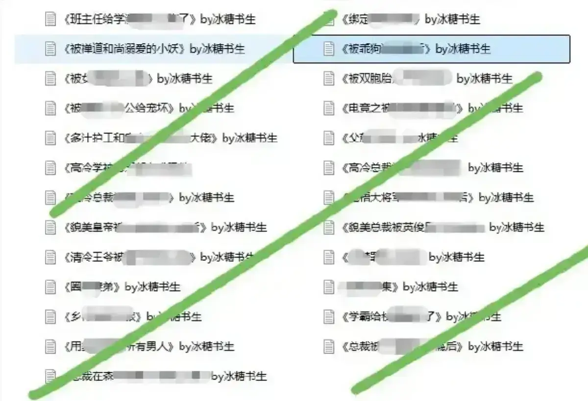 《冰糖书生作者小说完整合集》全本无删减