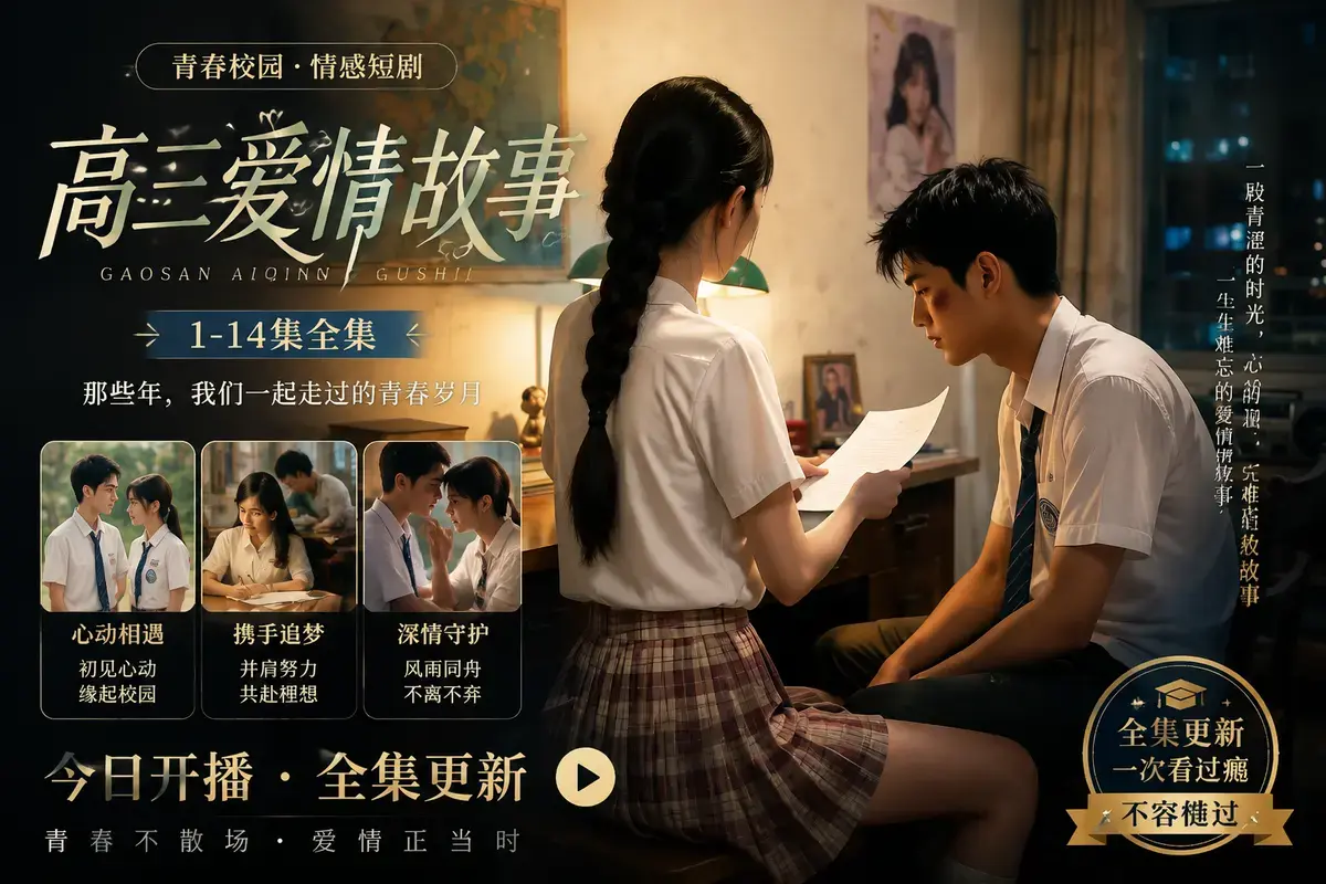 《AI短剧B中爱情故事》完整版高清在线观看-免费看AI黄果真人短剧过去篇补习篇-B中爱情故事HD未删减版资源分享